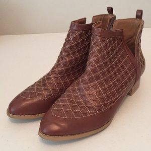 Olive ankle boot